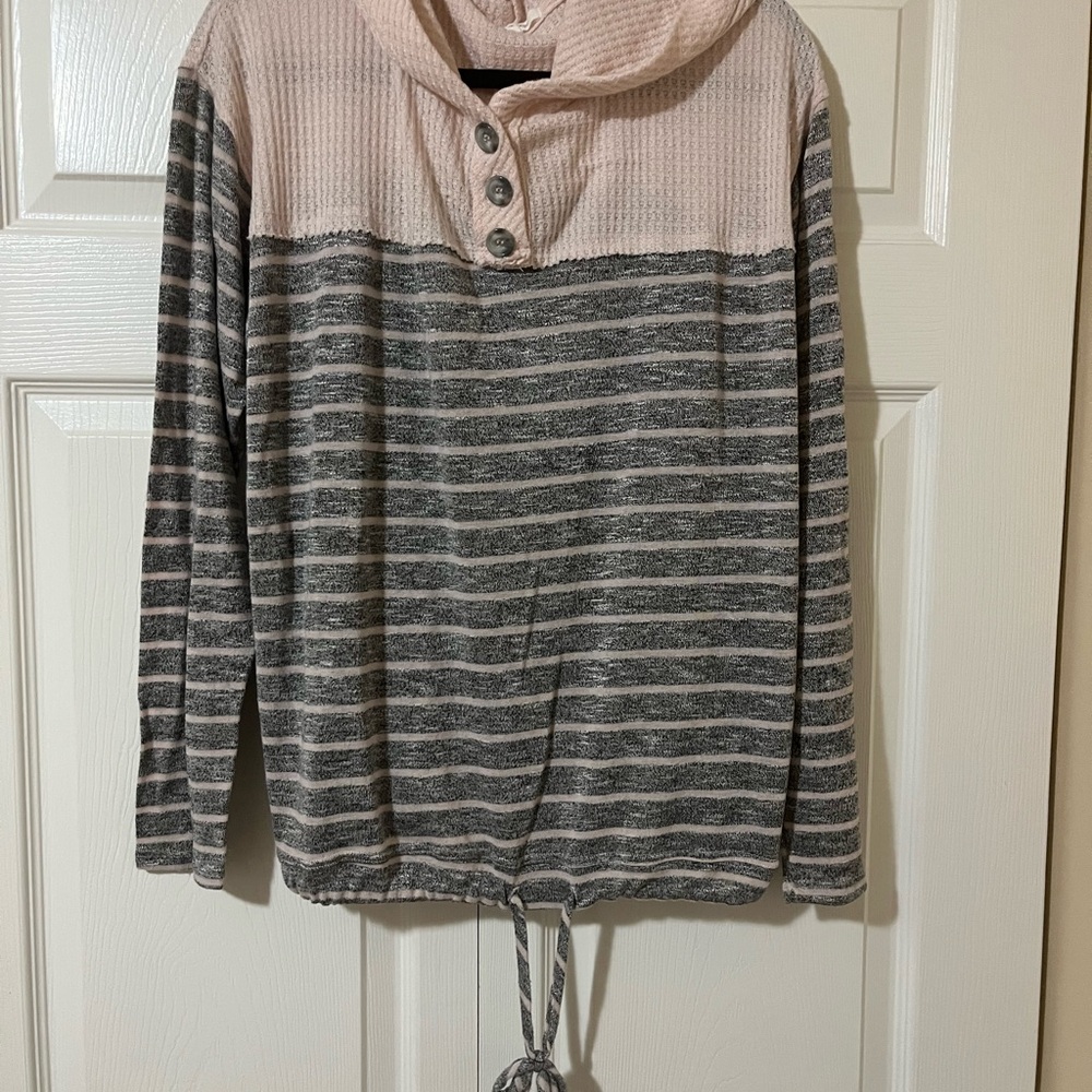 Maurices Soft Pink Textured Sweater